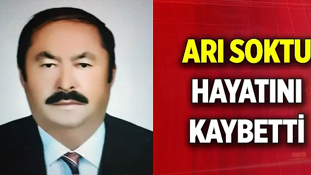 Eski muhtar arı sokması sonucu hayatını kaybetti