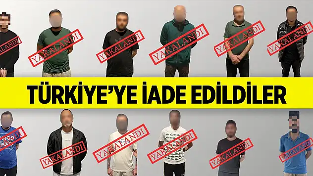 11'i kırmızı bültenle aranan 12 suçlunun Türkiye'ye iadesi sağlandı
