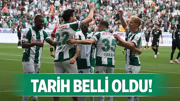 Konyaspor'da beklenen kombine tarihi!