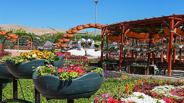 Konya'da turizmin gözdesi Selçuklu Çiçek Bahçesi