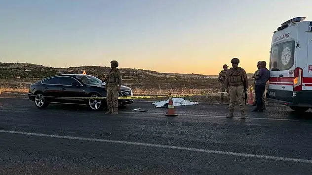 Yolun karşısına geçemeye çalışan çifte otomobil çarptı: 1 ölü, 1 yaralı