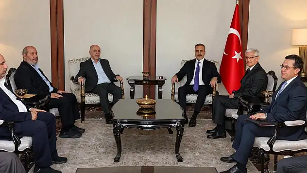Ankara'da kritik görüşme: Bakan Fidan Hamas heyetini ağırladı!