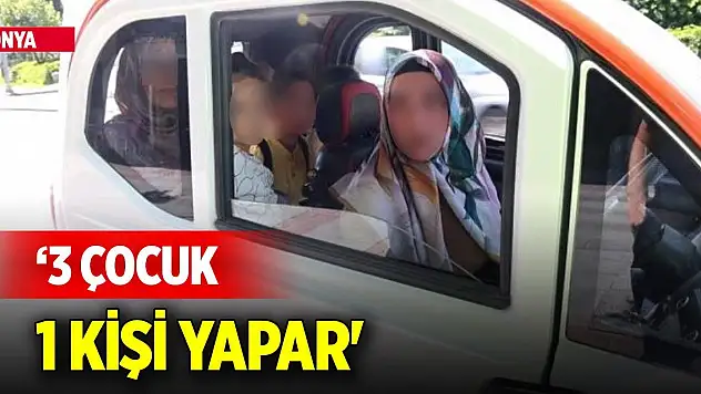 Konya'da fazla yolcu taşıyan sürücüden '3 çocuk 1 kişi yapar' savunması