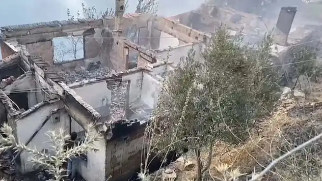 İzmir Ödemiş'teki orman yangından acı haber