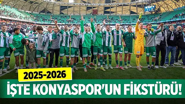 Konyaspor'un lig fikstürü belli oldu