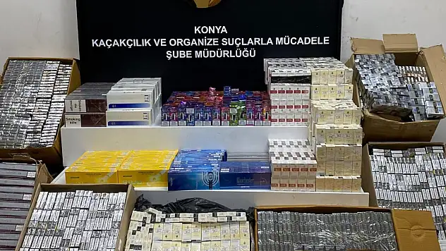 Konya'da iki ayrı operasyon... Kaçakçılara geçit yok!