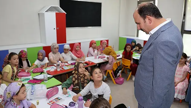 Başkan Altay ve Başkan Kılca Kur'an öğrenen çocukların heyecanına ortak oldu