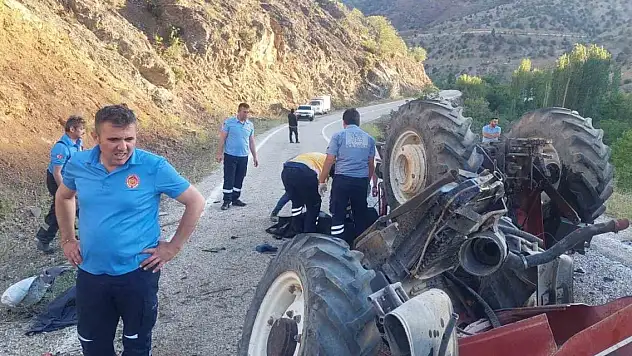 Traktör devrildi: Sürücü hayatını kaybetti