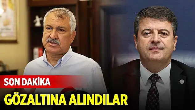 Adana Büyükşehir Belediye Başkanı Karalar ve Adıyaman Belediye Başkanı Tutdere gözaltına alındı