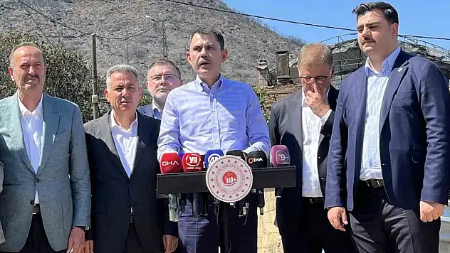 Bakan Murat Kurum: 'Yaraları birlikte saracağız'