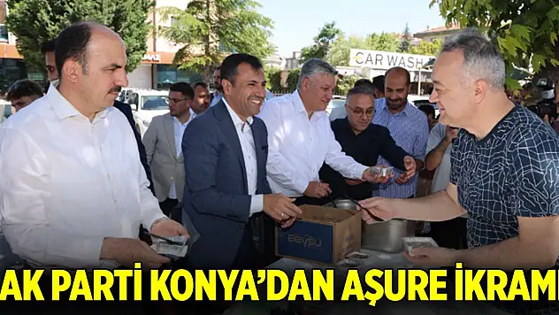 AK Parti Konya'dan aşure ikramı
