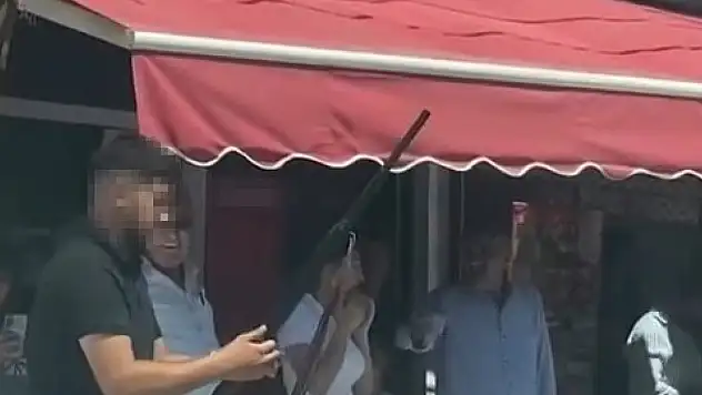 Asker uğurlamasında mermi yağmuru