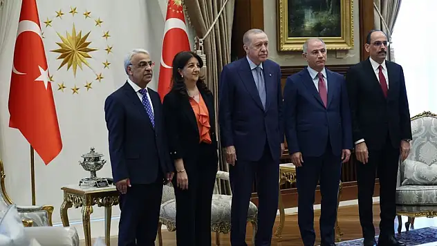 Cumhurbaşkanı Erdoğan, DEM Parti heyetini kabul etti