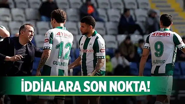 Konyaspor'da Aleksic'de son durum!