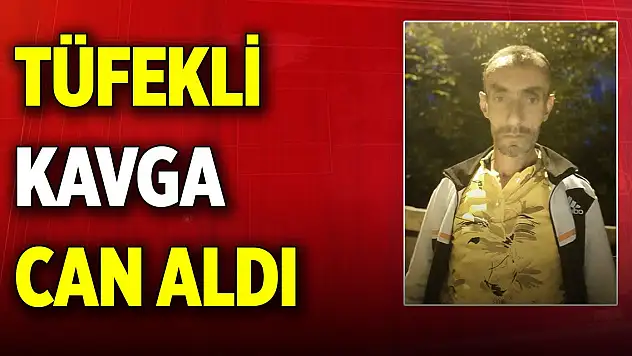 Tüfekli kavga can aldı