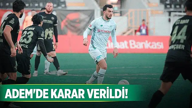 Konyaspor'un Adem Eren kararı!