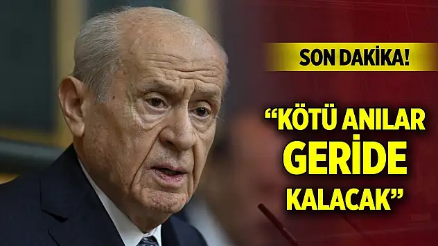 Bahçeli'den son dakika açıklaması: Yüreklere su serpen gelişmeler bir milattır