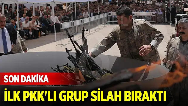Son Dakika! İlk PKK'lı grup silah bıraktı