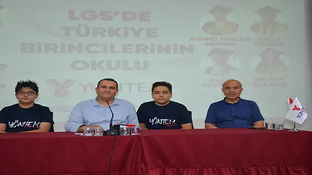 Yöntem'de, LGS' de iki Türkiye birincisi