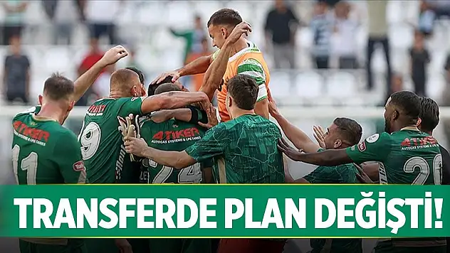 Konyaspor'da transfer planı revize edildi!