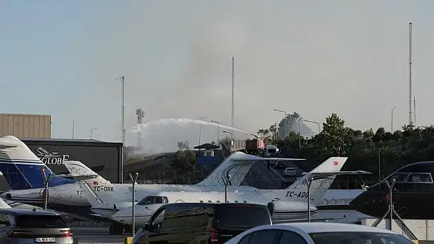 Atatürk Havalimanı'nda yangın