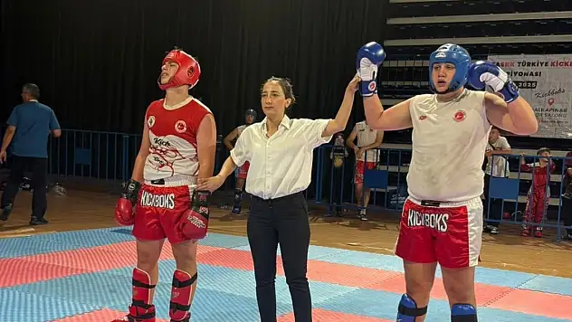 Meram Belediyespor'dan kick boks'ta gururlandıran bir başarı daha