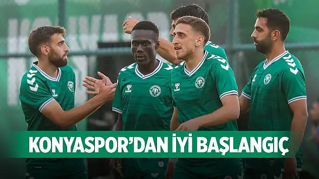 Konyaspor ilk maçını kazandı!