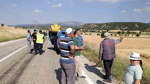 Derbent'te biçerdöver, Kulu'da ot yangını