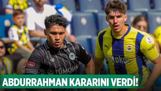 Konyaspor'un Abdurrahman Üresin kararı!