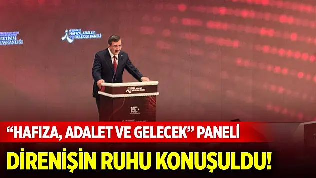 15 Temmuz Panelinde direnişin ruhu konuşuldu!
