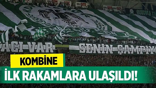 Konyaspor'un ulaştığı kombine sayısı!