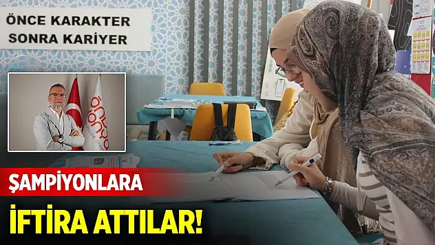 Şampiyonlara iftira attılar!