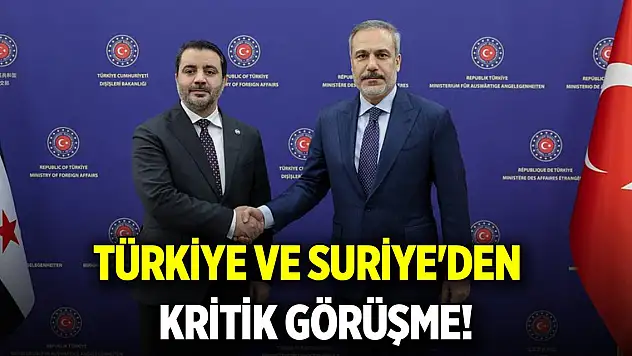 Türkiye ve Suriye'den kritik görüşme! Bakan Fidan'dan 'hazırız' mesajı