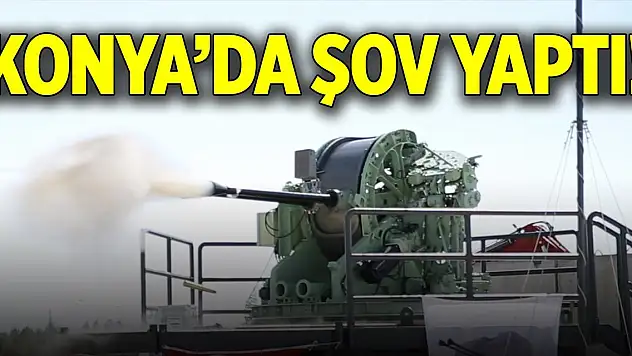 Konya'da şov yaptı!
