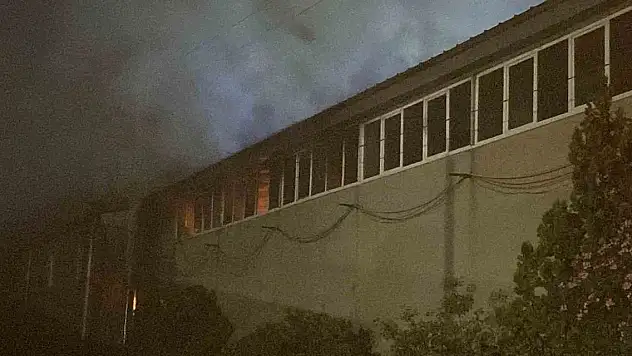 Kimya firmasında korkutan yangın