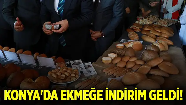 Konya'da ekmeğe indirim geldi!