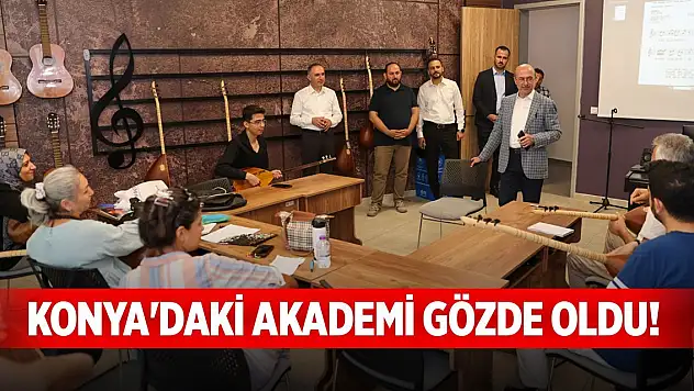 Konya'daki akademi gözde oldu!