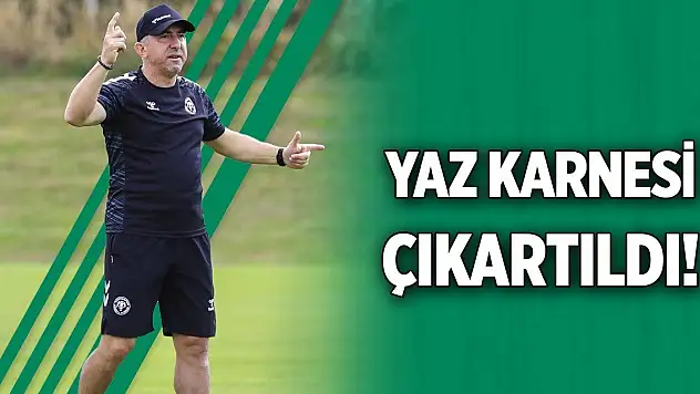 Konyaspor'un 2 aylık karnesi çıkartıldı!