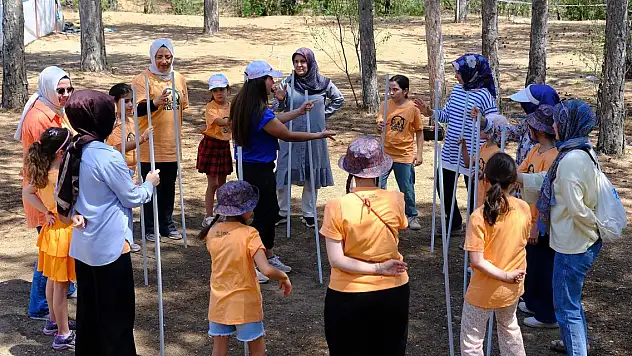 Konya'da Anne-Kız Oyun Kampı keyifli anlara sahne oldu