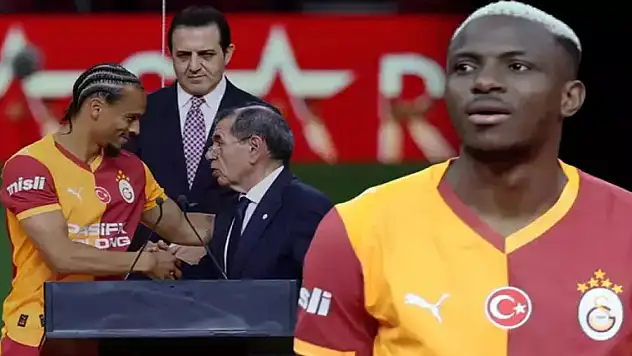 Galatasaray, Osimhen ve Sane için statta imza töreni düzenledi