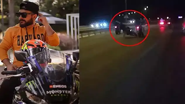Ön tekerini kaldırarak kullandığı motosikletiyle yaptığı kazada öldü