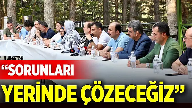 AK Parti Konya İl Başkanı Özgökçen:  Sorunları yerinde çözeceğiz