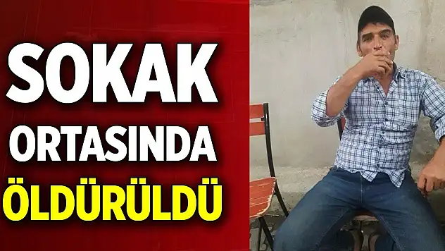 Telefonda tartıştığı kişi tarafından sokak ortasında öldürüldü