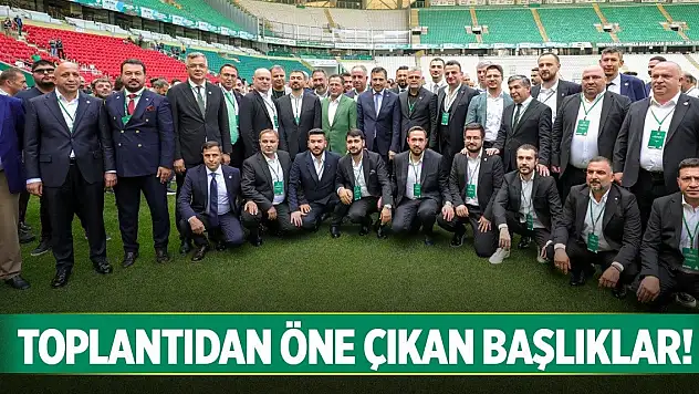 Konyaspor'da yönetimin görüştüğü konu başlıkları!