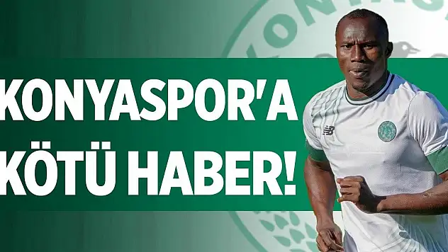 Konyasporlu Bouly Sambou'dan yeni gelişme!