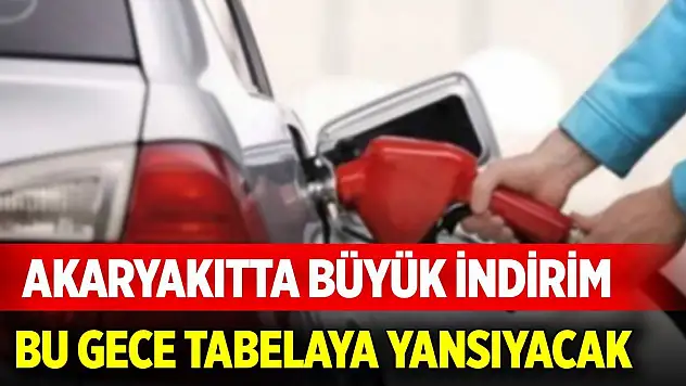 Araç sahiplerine büyük indirim müjdesi! Bu gece tabelaya yansıyacak