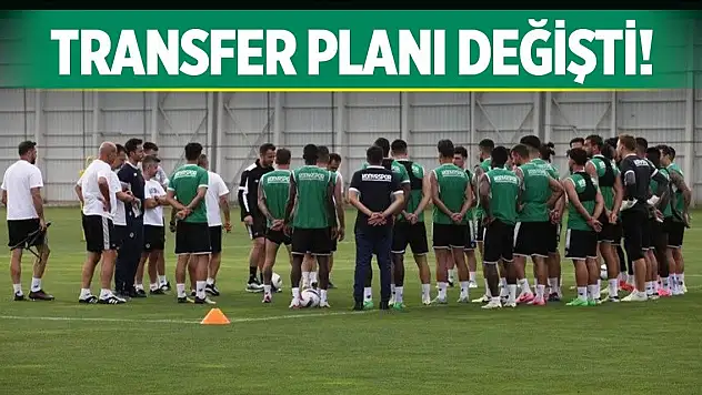 Konyaspor'un transfer önceliği değişti!