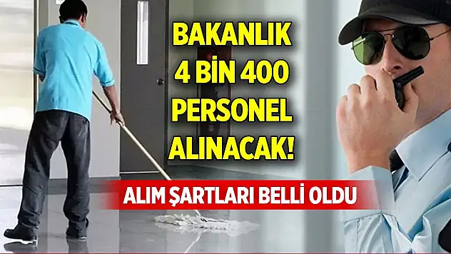 Gençlik ve Spor Bakanlığı'na 4 bin 400 personel alınacak! Alım şartları belli oldu