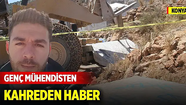 Konya'da genç mühendisten kahreden haber!