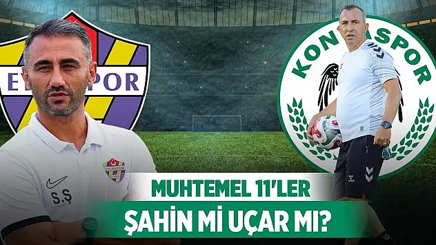 Eyüpspor -Konyaspor, Muhtemel 11'ler!